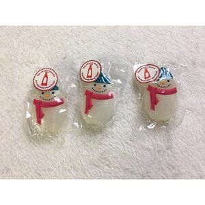 Bath And Body Works Snowman Soap Toppers Winter Christmas New Set Of 3